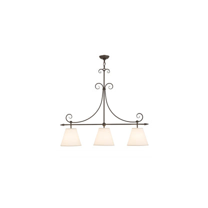 Marselle 3 Light 10" Wide Linear Pendant