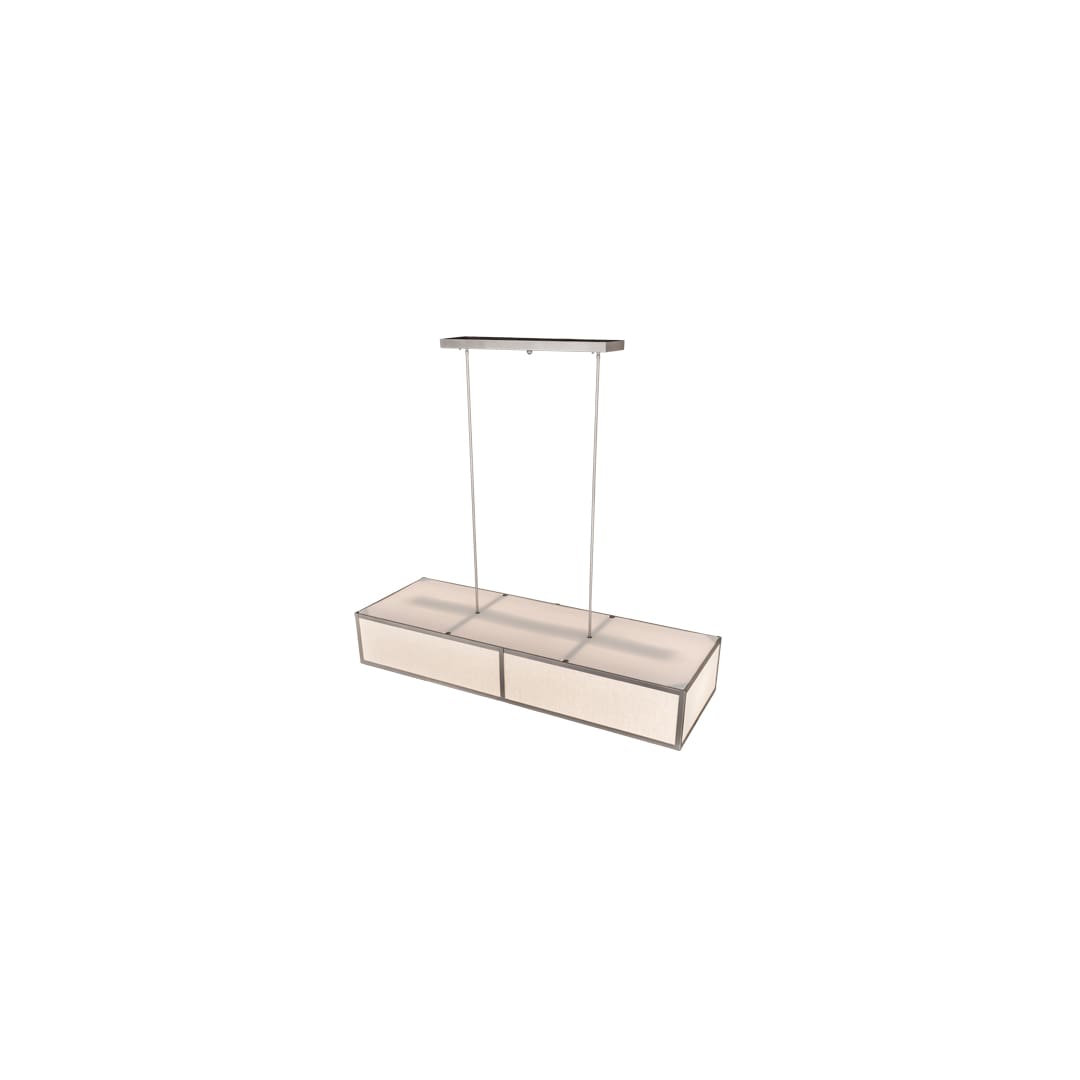 Quadrato 6 Light 24" Wide Linear Pendant