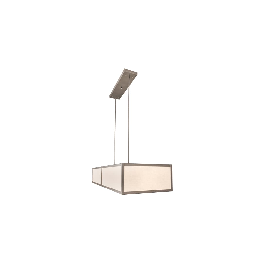 Quadrato 6 Light 24" Wide Linear Pendant