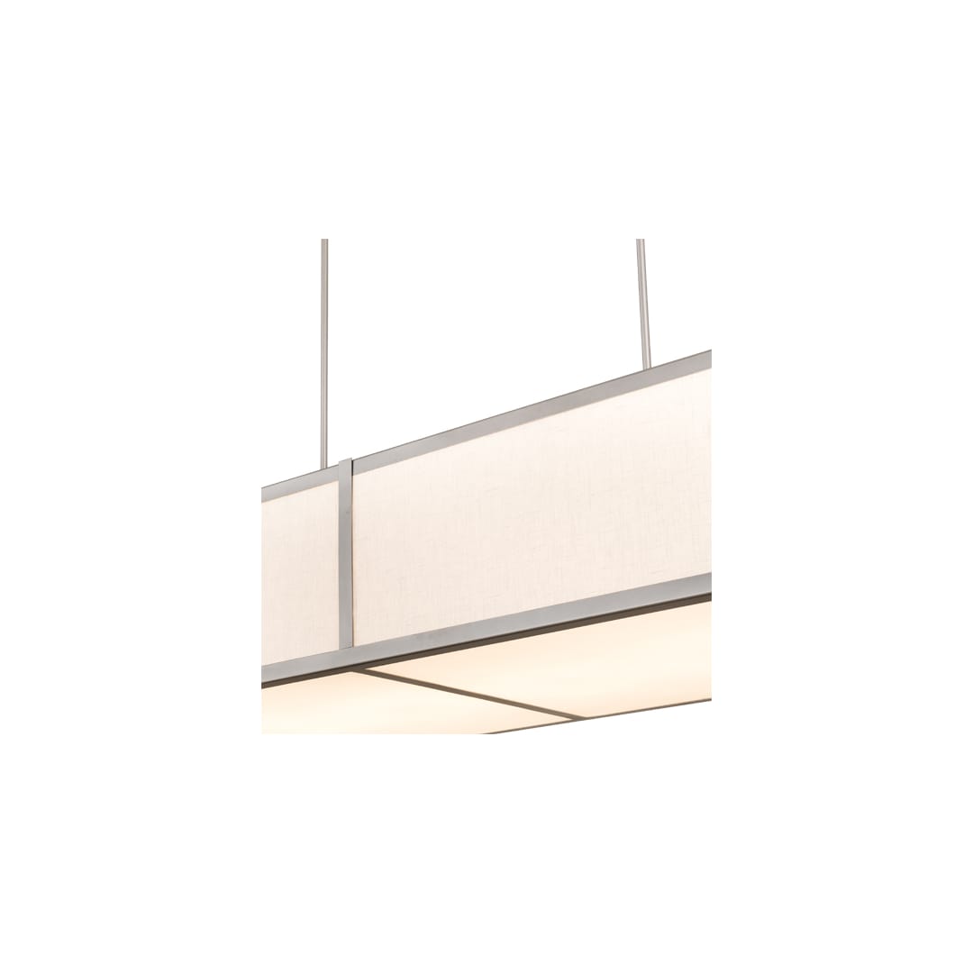 Quadrato 6 Light 24" Wide Linear Pendant