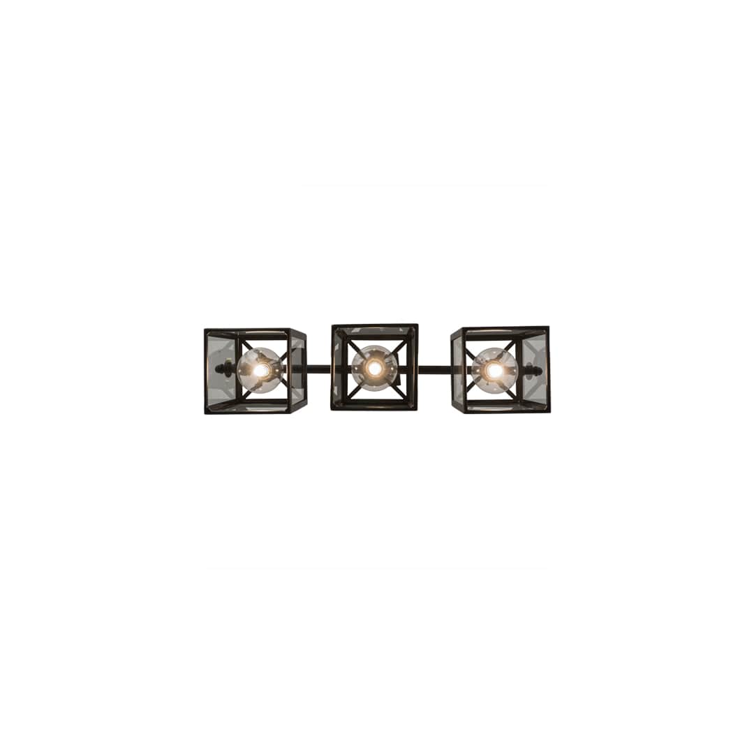 Quadrato Bloc 3 Light 8" Wide Linear Pendant