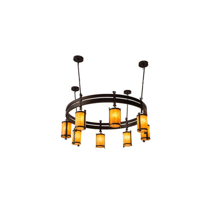 Beartooth 8 Light 67" Wide Ring Chandelier