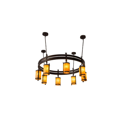 Beartooth 8 Light 67" Wide Ring Chandelier