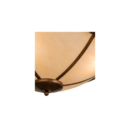 Commerce 4 Light 31" Wide Semi-Flush Bowl Ceiling Fixture - Vintage Copper Finish