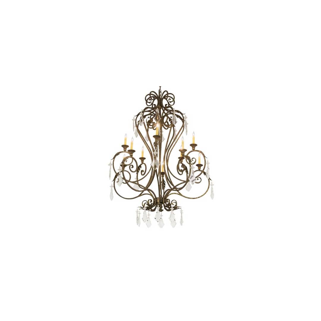 Josephine 10 Light 48" Wide Taper Candle Style Chandelier