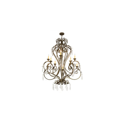 Josephine 10 Light 48" Wide Taper Candle Style Chandelier