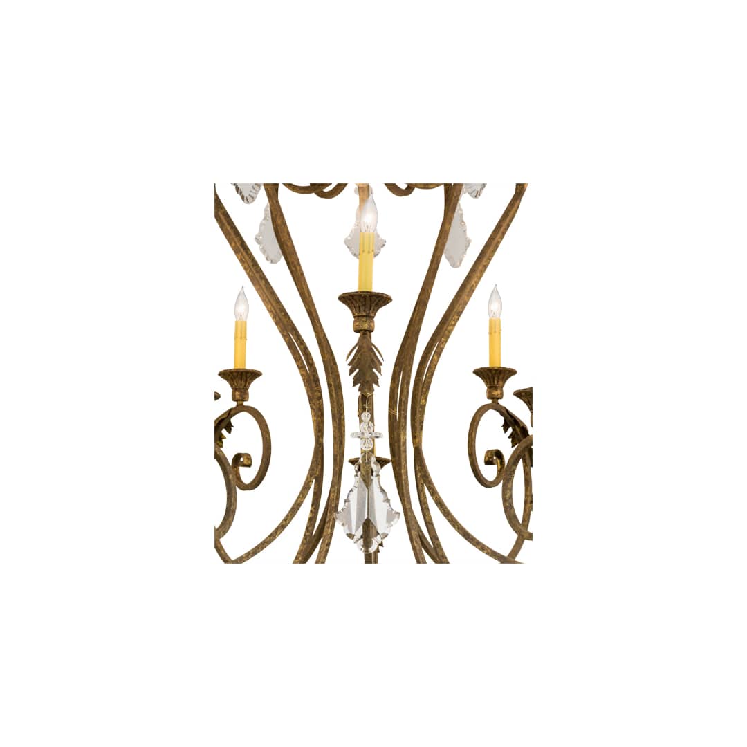 Josephine 10 Light 48" Wide Taper Candle Style Chandelier