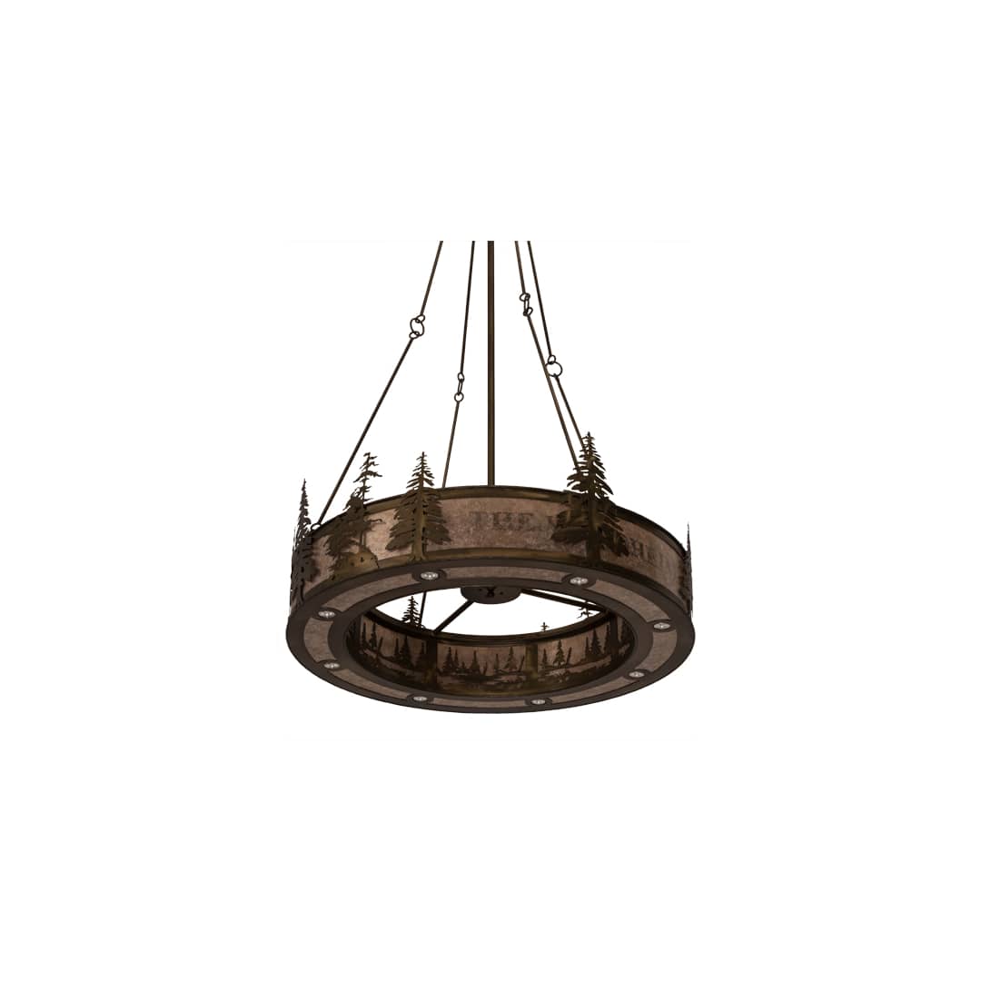 Personalized 8 Light 52" Wide Pendant