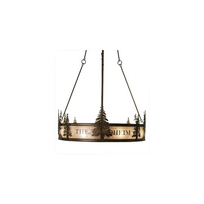 Personalized 8 Light 52" Wide Pendant