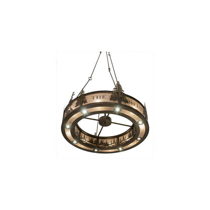 Personalized 8 Light 52" Wide Pendant