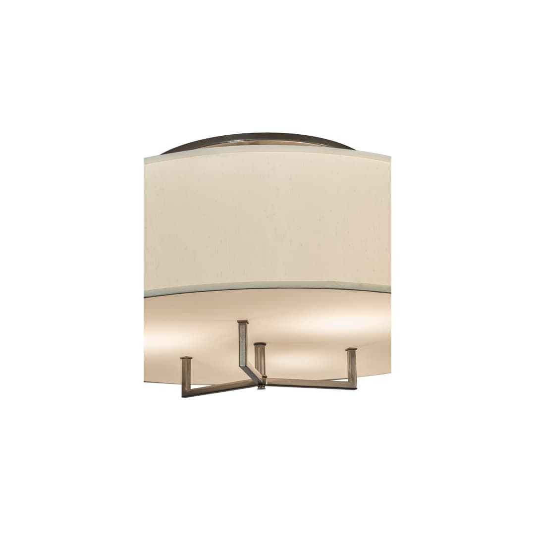 Cilindro 3 Light 30" Wide Flush Mount Drum Ceiling Fixture