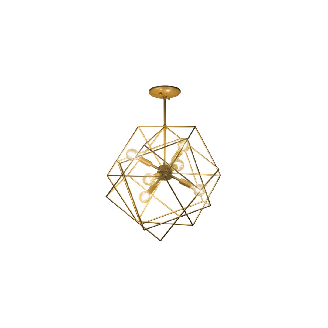 Conundrum 6 Light 19" Wide Pendant