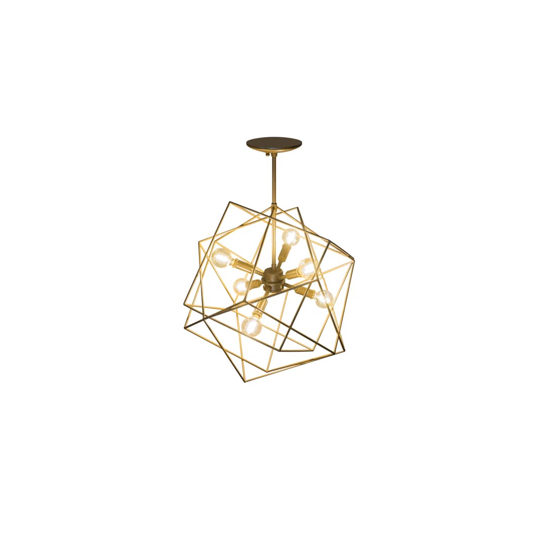 Conundrum 6 Light 19" Wide Pendant