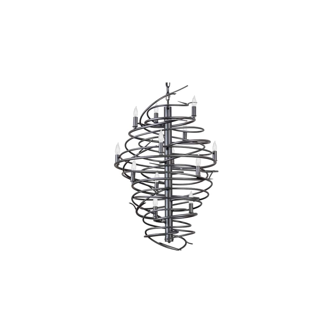 Cyclone 13 Light 24" Wide Taper Candle Style Chandelier