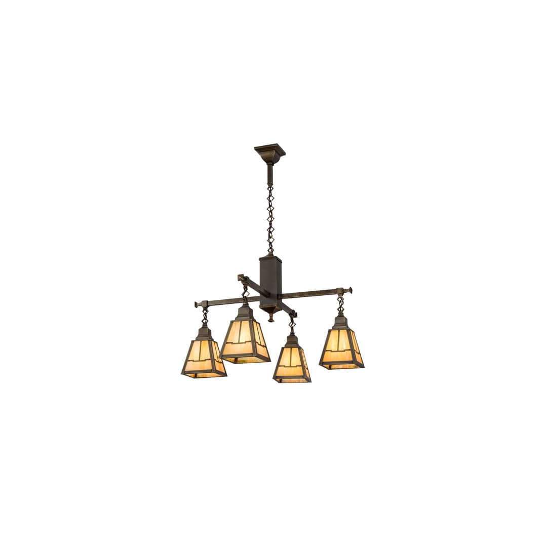 Valley View Mission 4 Light 30" Wide Pendant