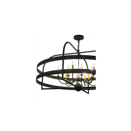 Aldari 12 Light 48" Wide Taper Candle Style Chandelier