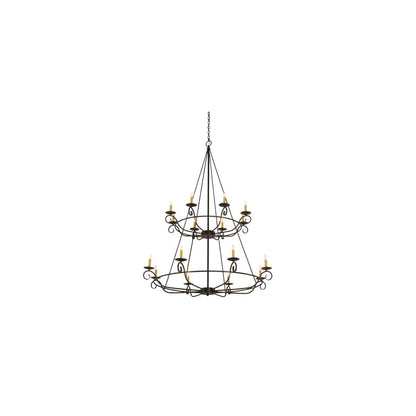 Estrella 16 Light 54" Wide Taper Candle Style Chandelier