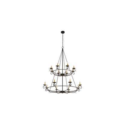 Estrella 16 Light 54" Wide Taper Candle Style Chandelier