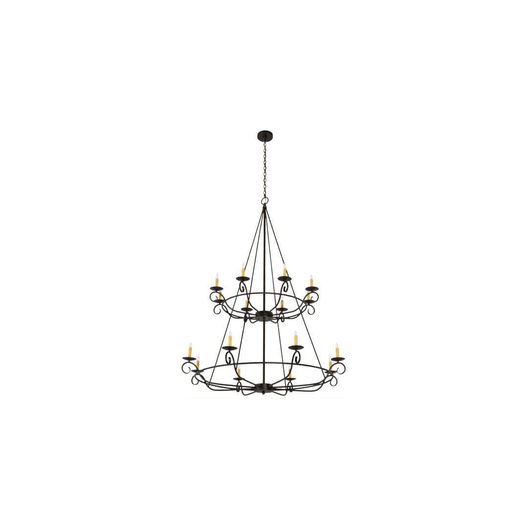 Estrella 16 Light 54" Wide Taper Candle Style Chandelier