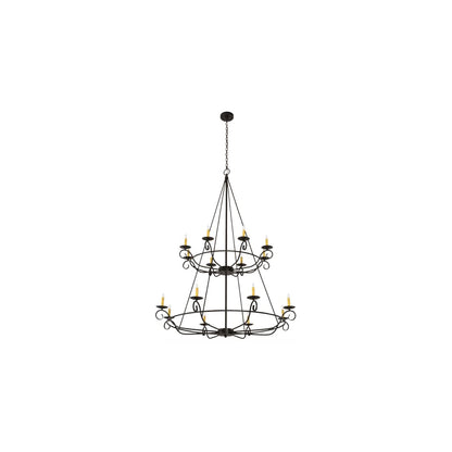 Estrella 16 Light 54" Wide Taper Candle Style Chandelier