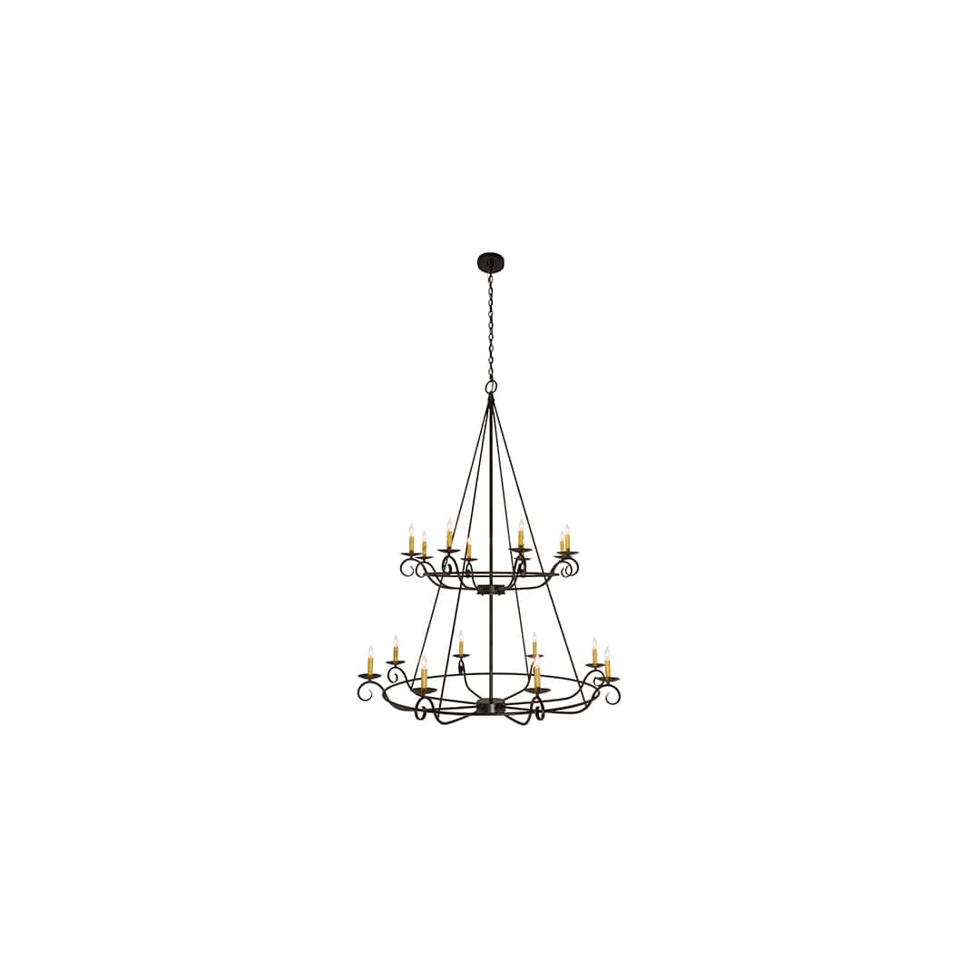 Estrella 16 Light 54" Wide Taper Candle Style Chandelier