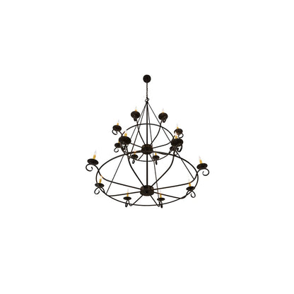 Estrella 16 Light 54" Wide Taper Candle Style Chandelier