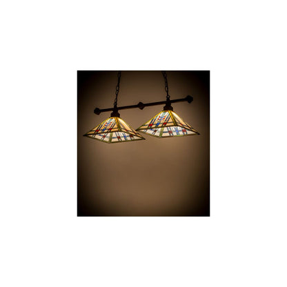 Prairie Wheat 2 Light 13" Wide Linear Pendant