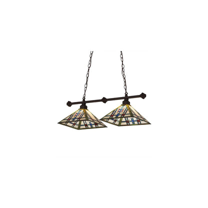 Prairie Wheat 2 Light 13" Wide Linear Pendant