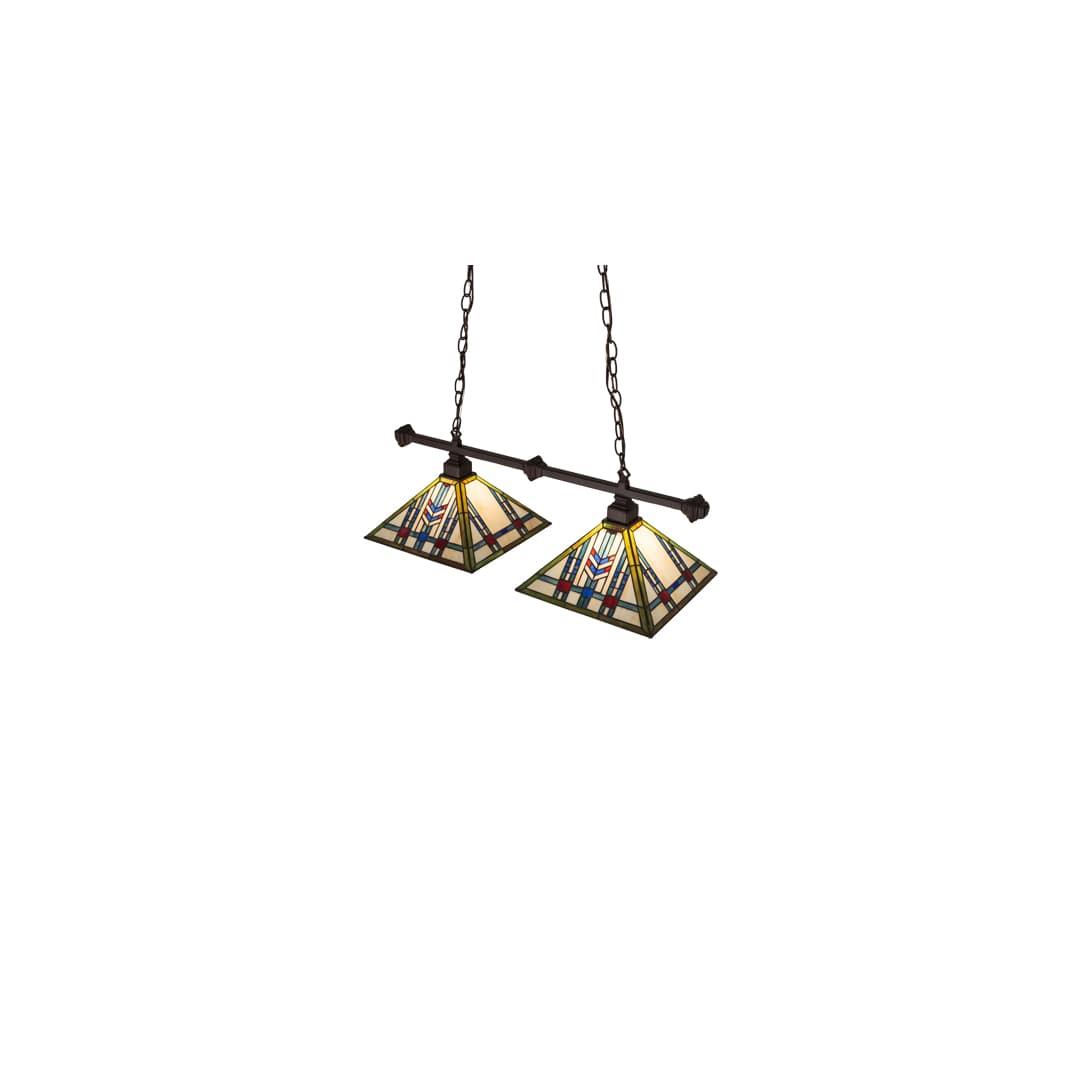 Prairie Wheat 2 Light 13" Wide Linear Pendant