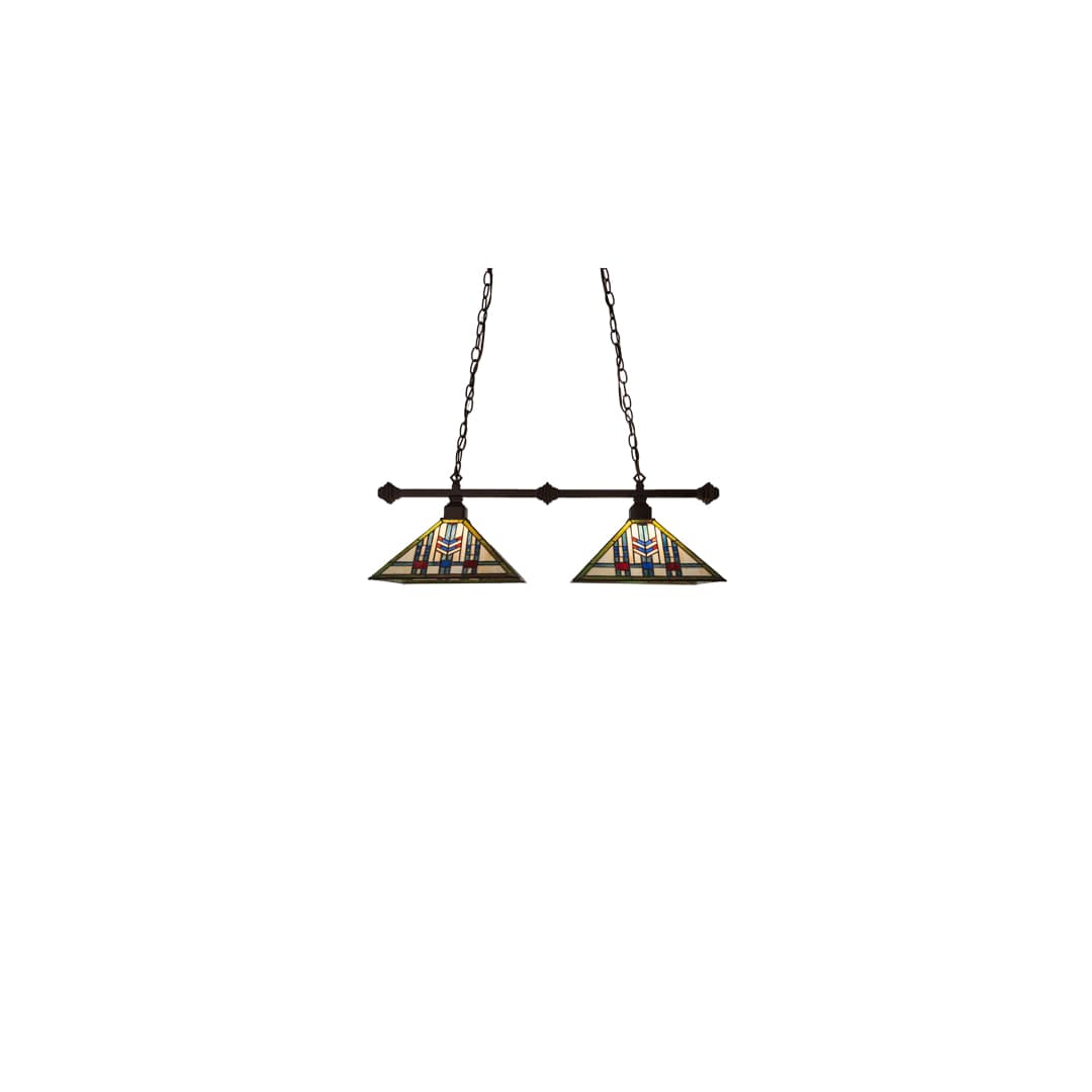 Prairie Wheat 2 Light 13" Wide Linear Pendant
