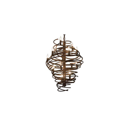 Cyclone 13 Light 20" Wide Taper Candle Pendant