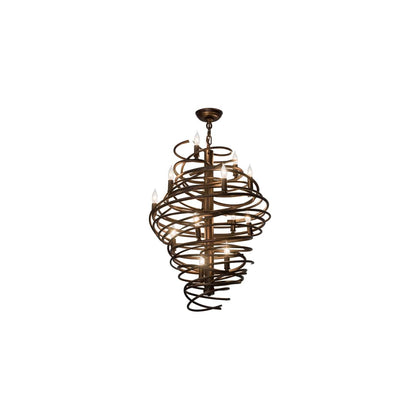 Cyclone 13 Light 20" Wide Taper Candle Pendant