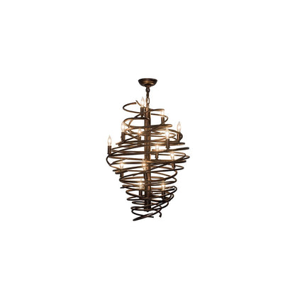 Cyclone 13 Light 20" Wide Taper Candle Pendant