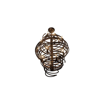 Cyclone 13 Light 20" Wide Taper Candle Pendant