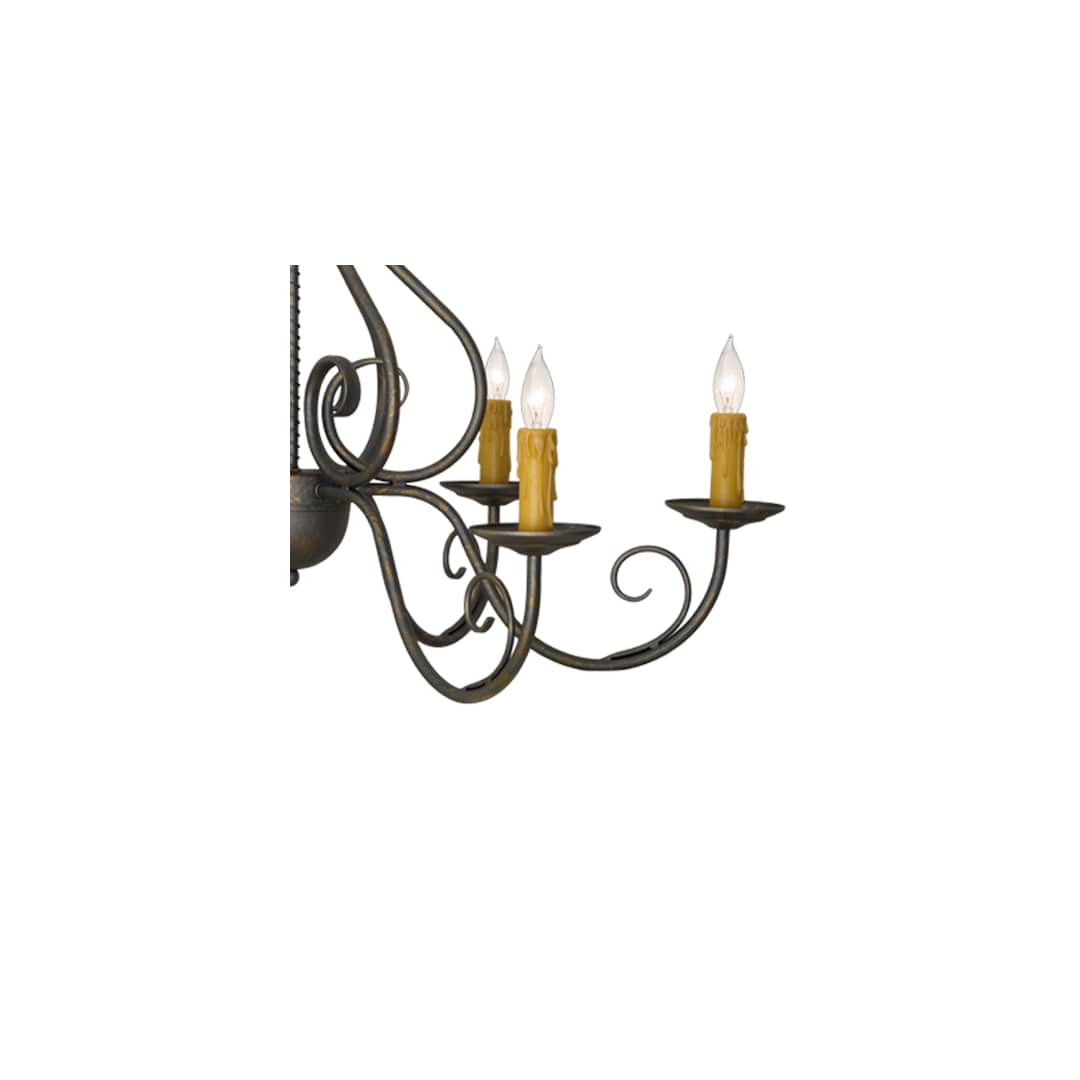 Jenna 6 Light 36" Wide Taper Candle Style Chandelier