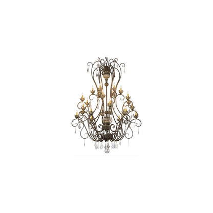 Felicia 24 Light 51" Wide Taper Candle Style Chandelier