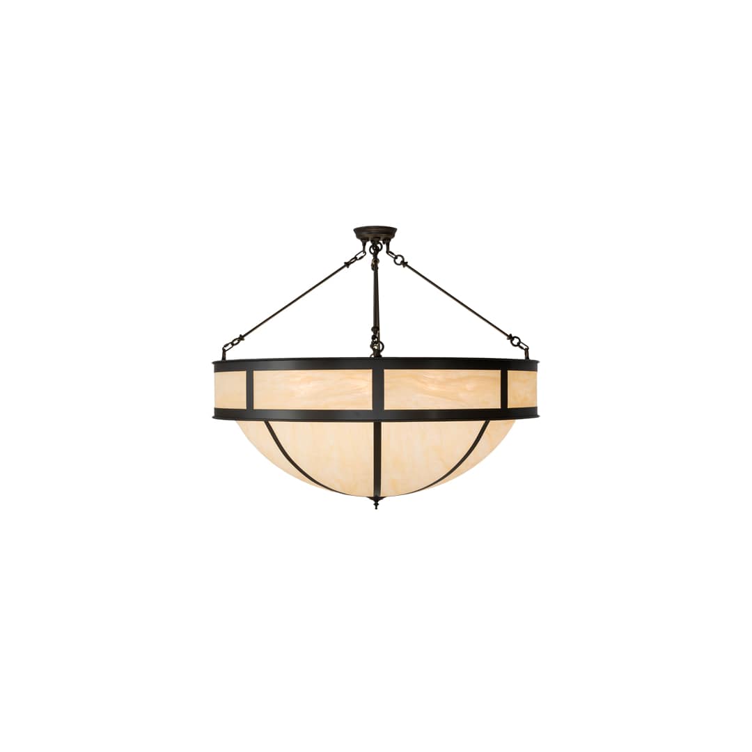 Arco 8 Light 48" Wide Semi-Flush Bowl Ceiling Fixture