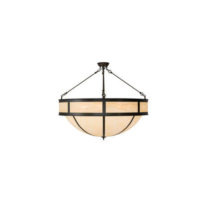 Arco 8 Light 48" Wide Semi-Flush Bowl Ceiling Fixture