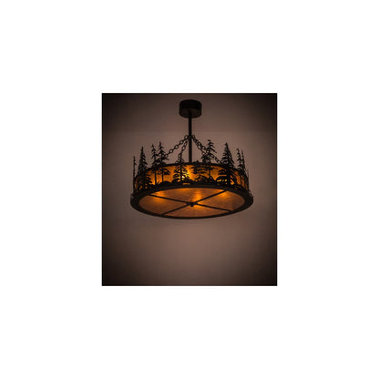 Tall Pines 4 Light 36" Wide Pendant