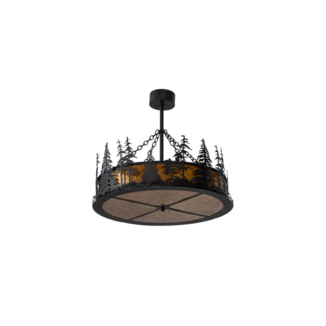 Tall Pines 4 Light 36" Wide Pendant
