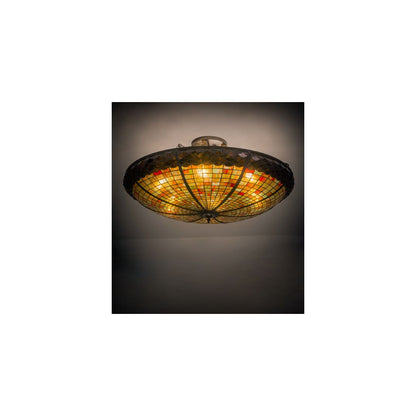 Acorn 6 Light 36" Wide Semi-Flush Bowl Ceiling Fixture
