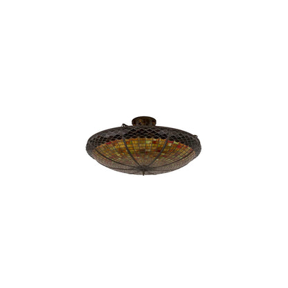 Acorn 6 Light 36" Wide Semi-Flush Bowl Ceiling Fixture