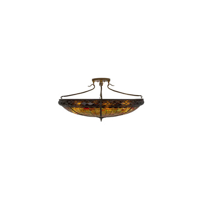 Acorn 6 Light 36" Wide Semi-Flush Bowl Ceiling Fixture