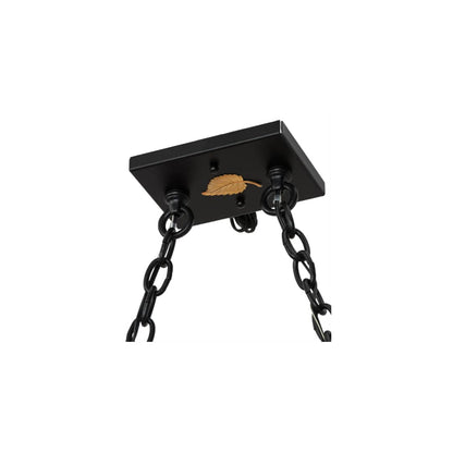 Moose at Lake 6 Light 17" Wide Linear Pendant