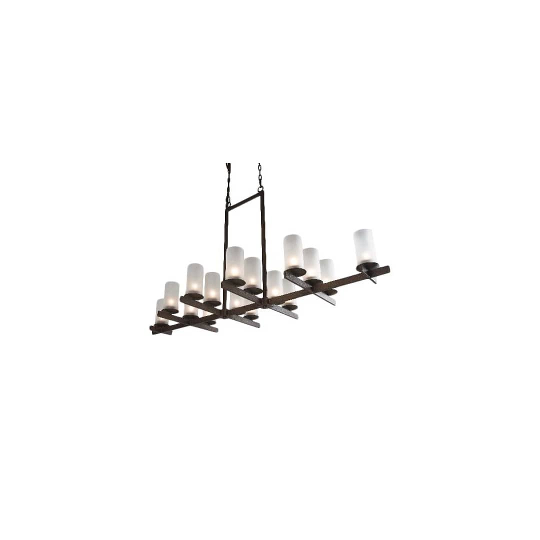 Long Dante 16 Light 30" Wide Linear Chandelier