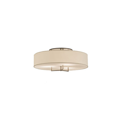 Cilindro Bahn 4 Light 36" Wide Semi-Flush Drum Ceiling Fixture