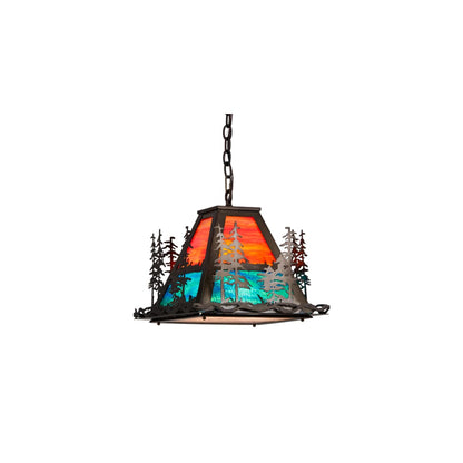 Tall Pines 3 Light 22" Wide Pendant