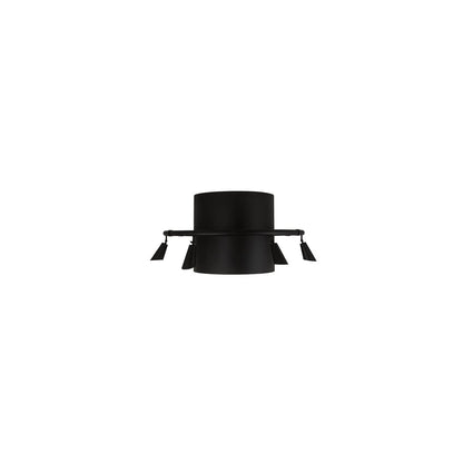 Column-Surround 6 Light 60" Wide Semi-Flush Ceiling Fixture