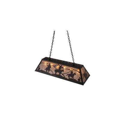 Rustlers 6 Light 17" Wide Linear Pendant