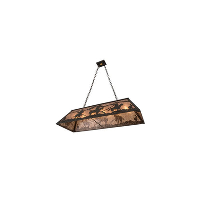 Rustlers 6 Light 17" Wide Linear Pendant